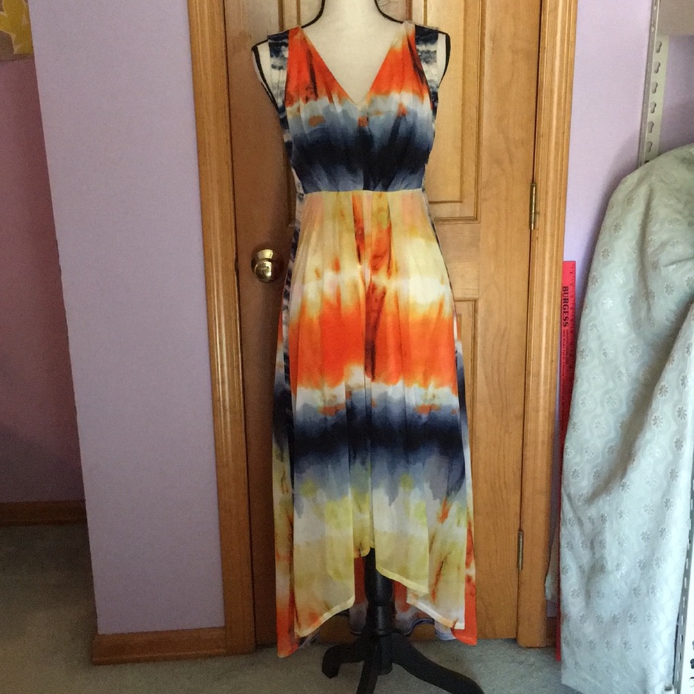 Colorful High-Low Dress!